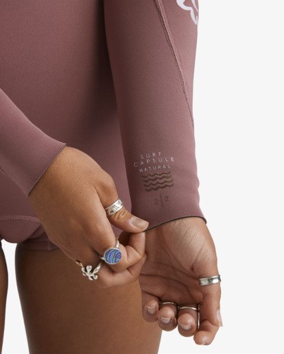 billabong, 2/2mmSpring Fever Natural - Langärmeliger Springsuit für Frauen, ROSEWOOD (ros) 2/2mmSpring Fever Natural - Long Sleeve Springsuit for Women  24BW193504