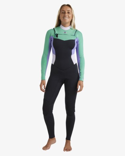 4/3mm Salty Dayz Natural - Chest Zip Wetsuit for Women  24BW193506