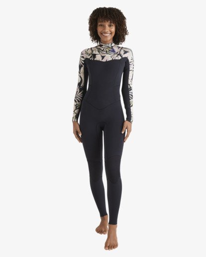4/3mm Salty Dayz Natural - Chest Zip Wetsuit for Women  24BW193506