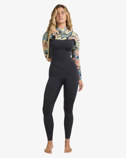 4/3mm Salty Dayz Natural - Chest Zip Wetsuit for Women  24BW193506