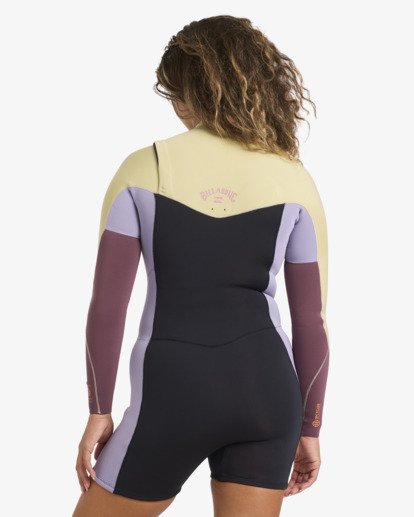 2/2mm Synergy Natural - Long Sleeve Chest Zip Springsuit for Women  24BW193513