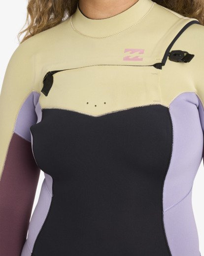 2/2mm Synergy Natural - Long Sleeve Chest Zip Springsuit for Women  24BW193513