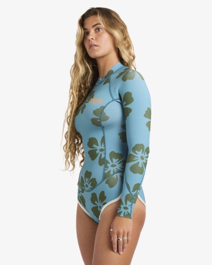 2/2mm Glider - Long Sleeve Back Zip Springsuit for Women  24BW244501