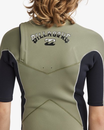 2/2mm Absolute Natural - Short Sleeve Chest Zip Wetsuit for Boys 8-16  24CW191505