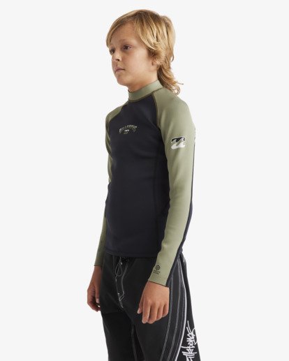 1/1mm Boys Absolute Natural - Back Zip Wetsuit Jacket for Boys 8 - 16  24CW191508