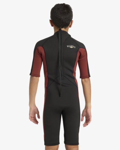 2/2mm Absolute - Short Sleeve Back Zip Springsuit for Boys 6-16  24CW251601