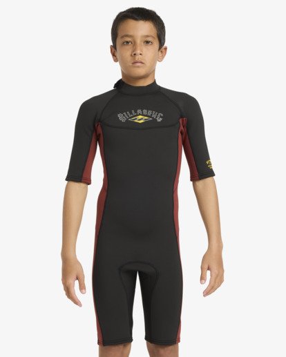 2/2mm Absolute - Short Sleeve Back Zip Springsuit for Boys 6-16  24CW251601