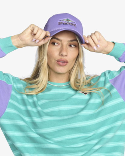 billabong, Grandpa - Casquette trucker pour Femme, PURPLE ASH (ppa) Grandpa - Trucker Cap for Women  24E552503