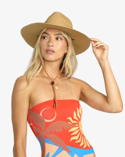 billabong, Sun Day Seeker - Cappello di paglia da Donna, BISCUIT (tlm0) Sun Day Seeker - Straw Hat for Women  24E552508