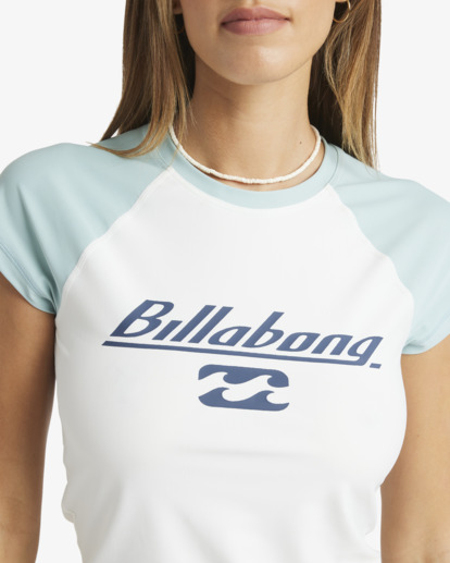 billabong, Billa Legit - Kurzärmliger Rashguard mit UPF 50 für Frauen, WHITE (wht) Billa Legit - Short Sleeve UPF 50 Rash Vest for Women  24O014570