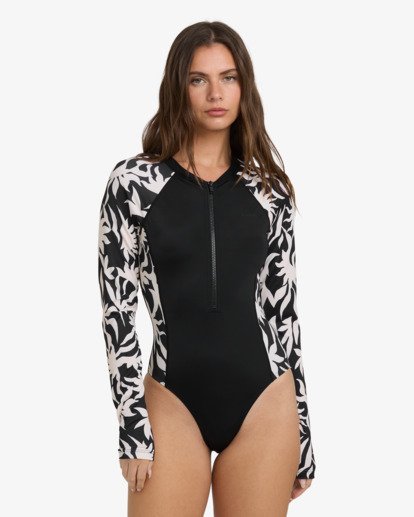 By My Side Zip - Long Sleeve One-Piece Swimsuit for Women  24O034501