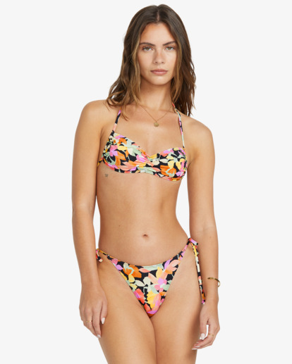 Faith In Flowers - Medium Coverage Bikini Top for Women  24O121504