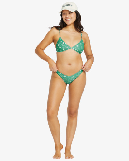 In The Green Charlie - Medium Coverage Bikini Top for Women  24O141506