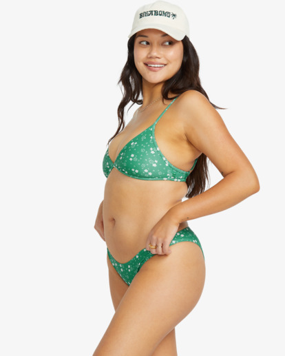 In The Green Charlie - Medium Coverage Bikini Top for Women  24O141506