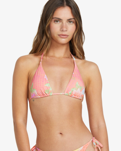 Crazy For Coral - Skimpy Coverage Bikini Top for Women  24O141514