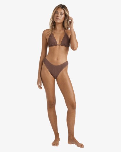 billabong, Summer Hi Remi Tri - Haut de bikini triangle pour Femme, ESPRESSO (esp) Summer Hi Remi Tri - Triangle Bikini Top for Women  24O143574