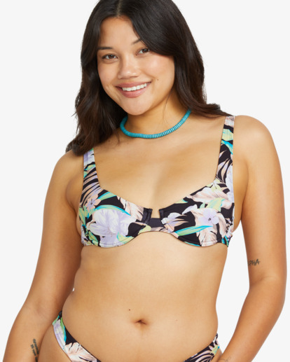 Shadow Tropic - Medium Coverage Bikini Top for Women  24O151513