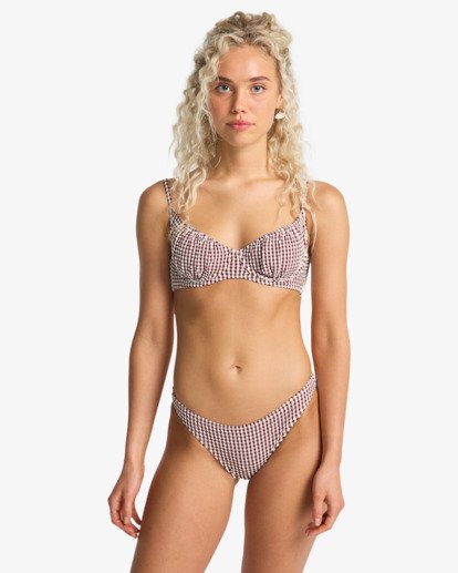 Mini Wave Check Char Underwire  24O151605