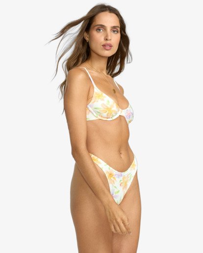 billabong, Day Driftin Demi Bralette- Haut de bikini brassière pour Femme, MULTI (mul) Day Driftin Demi Bralette- Bra Bikini Top for Women  24O152503