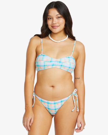 Check The Waves - Full Coverage Bikini Top for Women  24O181506