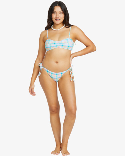 Check The Waves - Full Coverage Bikini Top for Women  24O181506