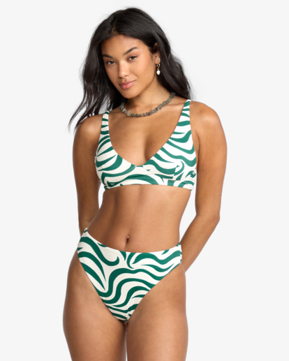 All The Waves Cami Plunge - Bikini Top for Women  24O193502