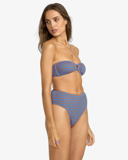 billabong, Summer Hi Maui Stripe - Bas de bikini taille haute pour Femme, MULTI (mul) Summer Hi Maui Stripe - High Waist Bikini Bottoms for Women  24O202501