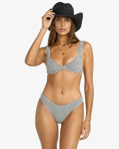 Wave Check Bondi - Medium Coverage Bikini Bottoms for Women  24O282505