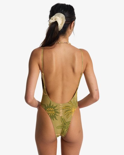 Vaca Soleil Deep V - High Leg One-Piece Swimsuit for Women  24O301607