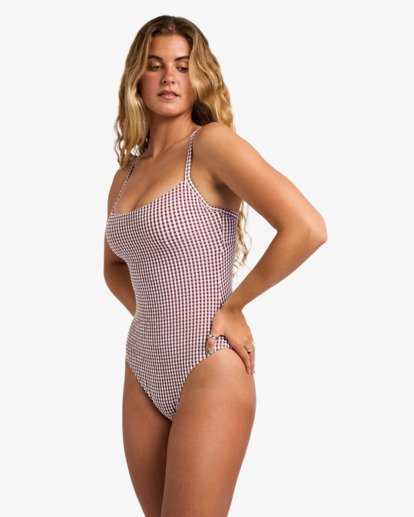 Mini Wave Check Mia - D-Cup One-Piece Swimsuit for Women  24O301673