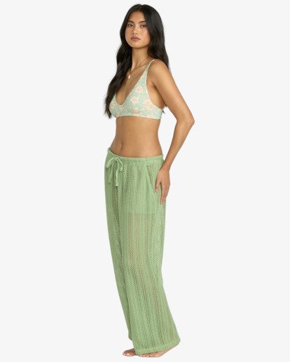 billabong, Tropic Beach - Pantalón Playero para Mujer, PISTACHIO (gfm0) Tropic Beach - Beach Pants for Women  24O601505