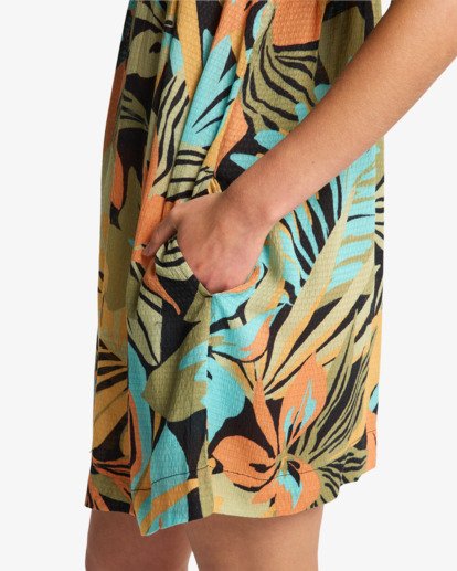 Beach Song Printed Mini - Beach Cover-Up Dress for Women  24O601603