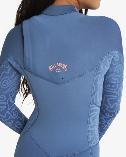 billabong, 4/3mm Teen - Chest Zip GBS Wetsuit for Boys 8 - 14, TIDAL BLUE (tbl) 4/3mm Teen - Chest Zip GBS Wetsuit for Boys 8 - 14  24RW191504