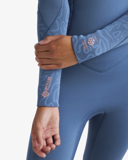 billabong, 4/3mm Teen - Chest Zip GBS Wetsuit for Boys 8 - 14, TIDAL BLUE (tbl) 4/3mm Teen - Chest Zip GBS Wetsuit for Boys 8 - 14  24RW191504