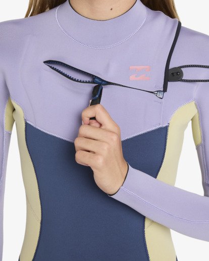 3/2mmn Synergy Natural - Chest Zip Wetsuit for Girls 8-16  24RW193503