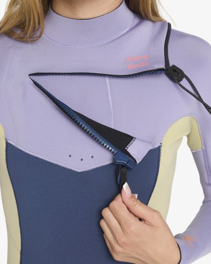 3/2mmn Synergy Natural - Chest Zip Wetsuit for Girls 8-16  24RW193503