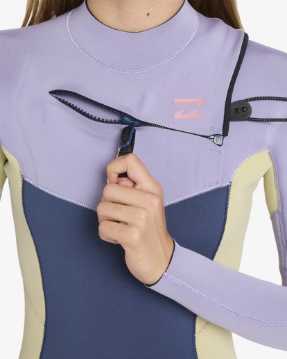 4/3mm Synergy Natural - Chest Zip Wetsuit for Girls 8-16  24RW193504