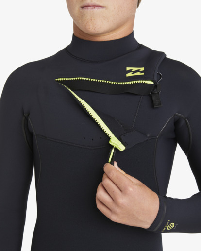 4/3mm Furnace Natural - Chest Zip Wetsuit for Boys 8 - 16  ABBW100149