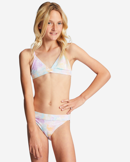 Time For Tie Dye - Triangle Two-Piece Bikini Set for Girls 4-16  ABGX200276