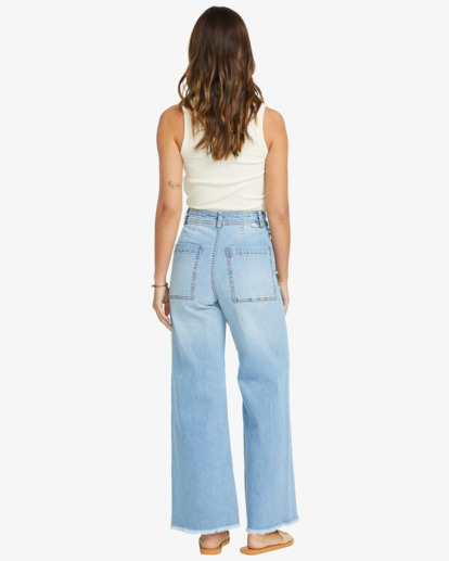 Free Fall Indigo - Wide Leg Trousers for Women  ABJDP00113