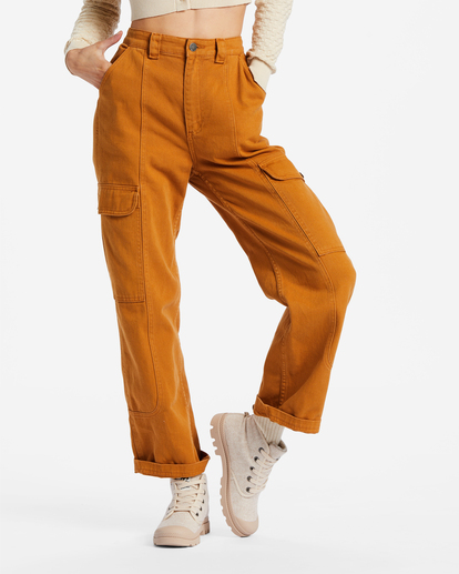 billabong, Wall To Wall - High Waist Jeans for Women, CIDER (cpb0) Wall To Wall - High Waist Jeans for Women  ABJDP00135