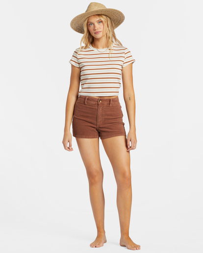 Free Fall - Corduroy Shorts for Women  ABJDS00138