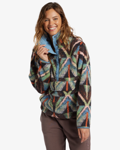 Switchback - Mock Neck Fleece for Women  ABJFT00410