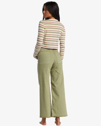 Free Fall - Fixed Waist Trousers for Women  ABJNP00126