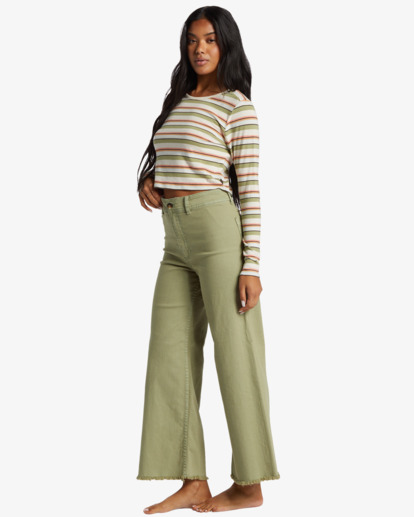 Free Fall - Fixed Waist Trousers for Women  ABJNP00126