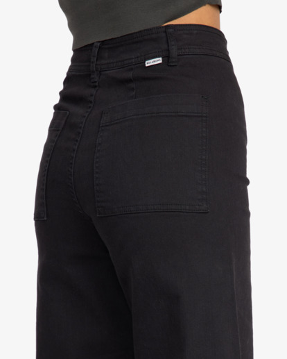 billabong, Free Fall - Fixed Waist Trousers for Women, BLACK (blk) Free Fall - Fixed Waist Trousers for Women  ABJNP00126