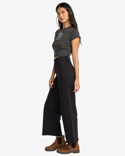 billabong, Free Fall - Fixed Waist Trousers for Women, BLACK (blk) Free Fall - Fixed Waist Trousers for Women  ABJNP00126
