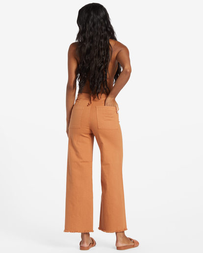 Free Fall - Fixed Waist Trousers for Women  ABJNP00126