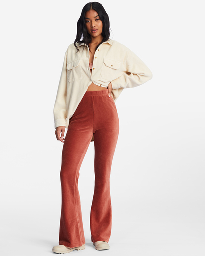 Hit A Cord - Flared Trousers for Women  ABJNP00329