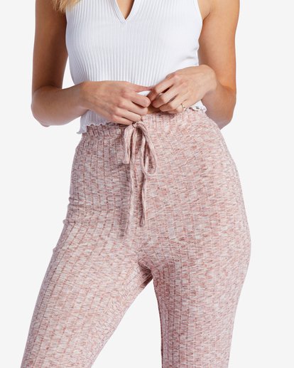 billabong, So Easy Flare - Knitted Flared Trousers for Women, SWEET TEA (mms0) So Easy Flare - Knitted Flared Trousers for Women  ABJNP00362